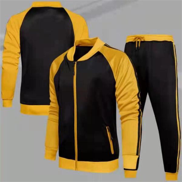 Men's 2 Pieces Tracksuits Running Jogging Sports Suits Athletic Sweatsuit