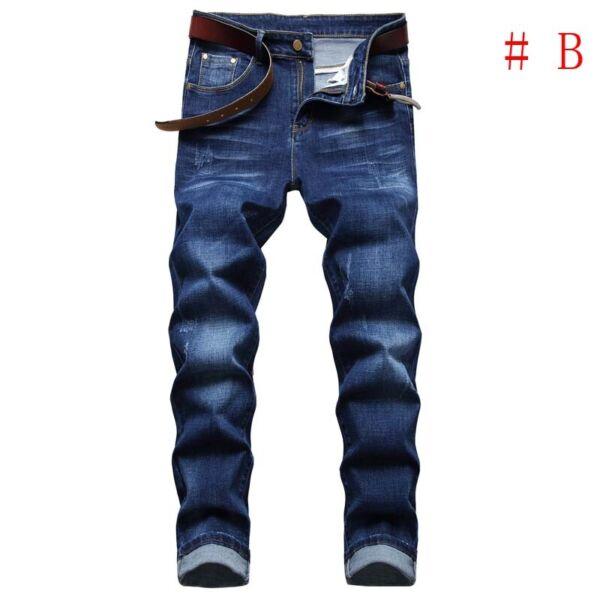 Men Skinny Jeans Slim Fit Pants Denim Pants Long Pants Men Jeans Ripped Jeans