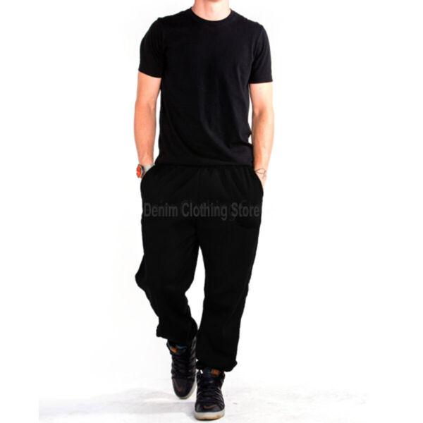 MEN WOMEN UNISEX SWEATPANTS FLEECE  WORKOUT GYM SPORT PANTS SIZE S-5XL 