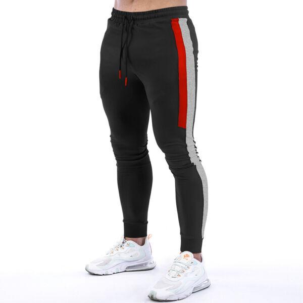 Mens Track Pants Sweatpants Casual Workout Joggers Fitness Sport Trousers