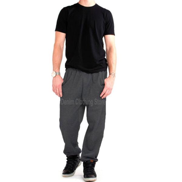 MEN WOMEN UNISEX SWEATPANTS FLEECE  WORKOUT GYM SPORT PANTS SIZE S-5XL 