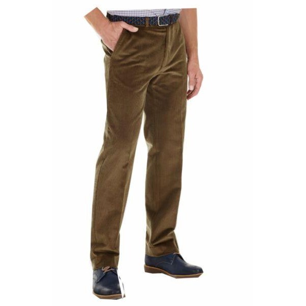 MENS STRETCH CORDS TROUSERS EXPANDABLE SELF ADJUSTING WAIST CORDUROY pm172