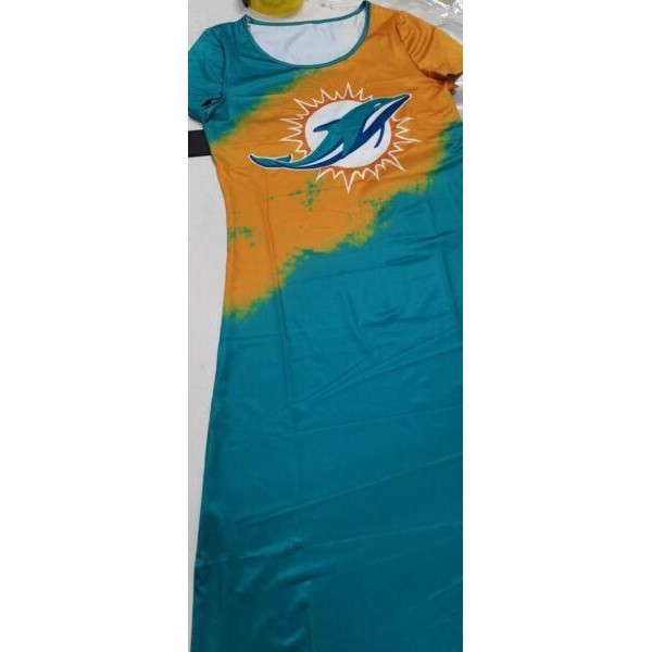 Miami Dolphins Women's Bodycon Dress (PLEASE READ DESCRIPTION)